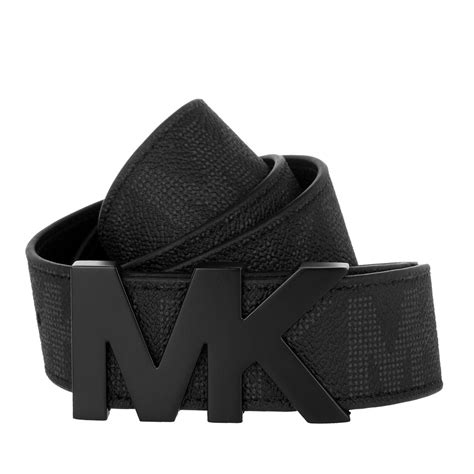 black Michael Kors men belt